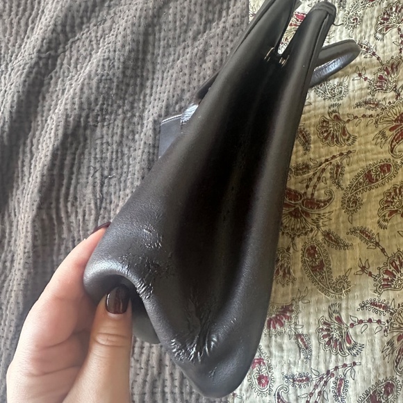 Brown Leather Longchamp Tote - Picture 8 of 9